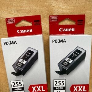 Canon Genuine Ink Cartridges - Black - Lot of 2
